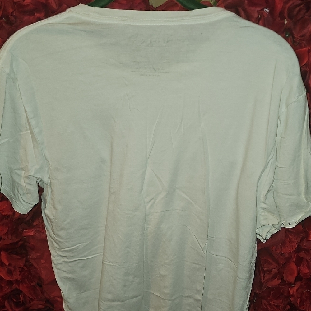 GUESS White Logo Tee for Men Size Medium - Picture 5 of 7